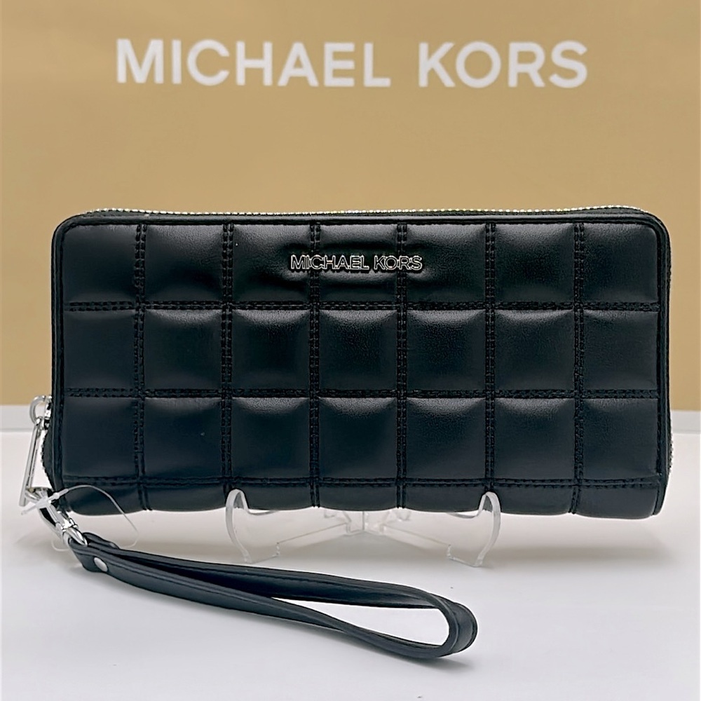 MICHAEL KORS Continental Wristlet Phone Case Wallet Black 
NWT - Picture 5 of 13